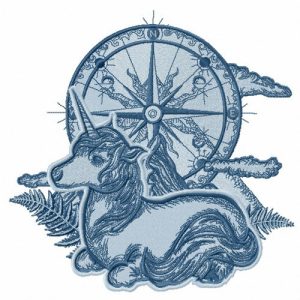 Searching for unicorn embroidery design