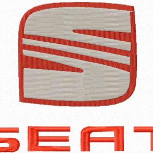 Seat logo embroidery design