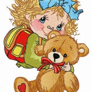 See you later my friend embroidery design