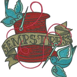 Sempstress embroidery design
