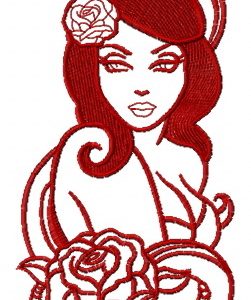 Serpent mistress 2 embroidery design