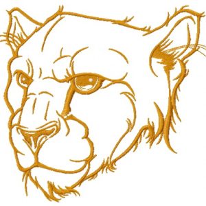 Severe predator embroidery design
