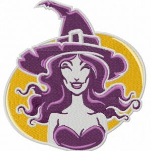 Sexy witch 3 embroidery design