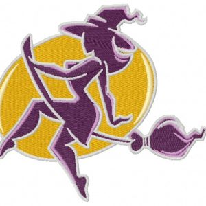 Sexy witch 5 embroidery design