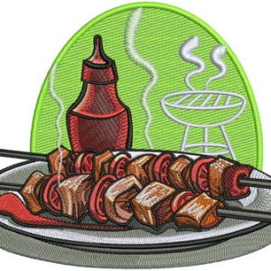 Shashlik embroidery design