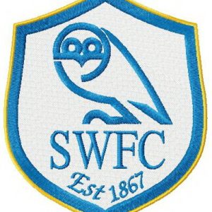 Sheffield Wednesday F.C. logo embroidery design