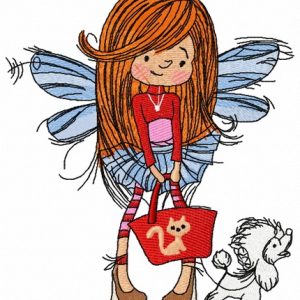 Shopping fairy 5 embroidery design