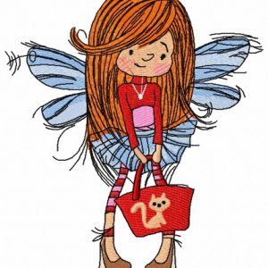 Shopping fairy 6 embroidery design