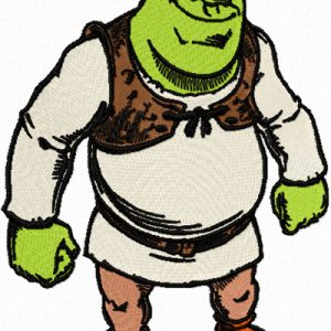 Shrek Forever embroidery design