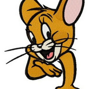 Shy Jerry embroidery design