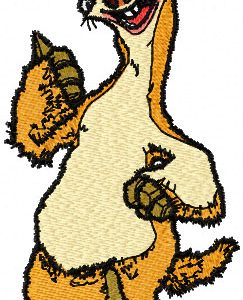 Sid Happy embroidery design