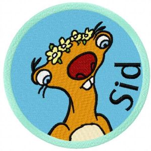 Sid 4 embroidery design