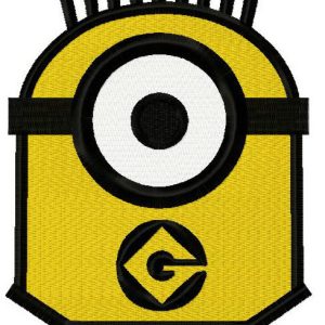 Silent Minion 2 embroidery design
