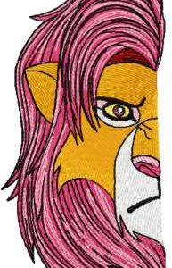 Lion 9 embroidery design