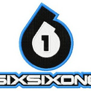 Six Six One logo embroidery design