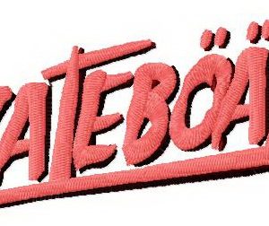 Skateboards Supply Co. 4 embroidery design