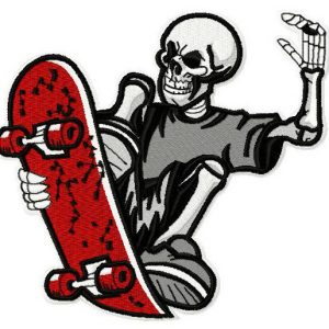 Skateboards Supply Co. 5 embroidery design