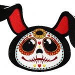 Skeleton bunny 2 embroidery design