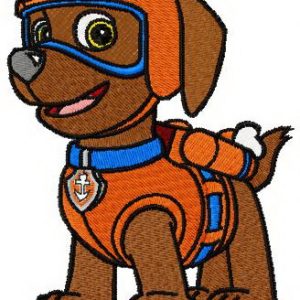 Zuma embroidery design