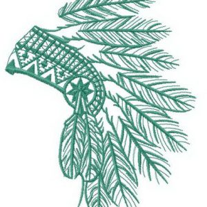 Small headdress  embroidery design