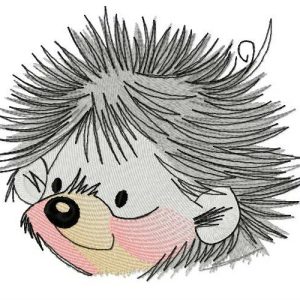 Small hedgehog 4 embroidery design