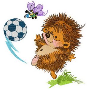 Small hedgehog embroidery design