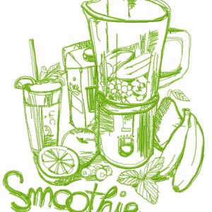 Smoothie 2 embroidery design