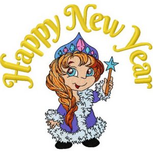 Snow maiden 2 embroidery design