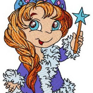 Snow maiden 3 embroidery design