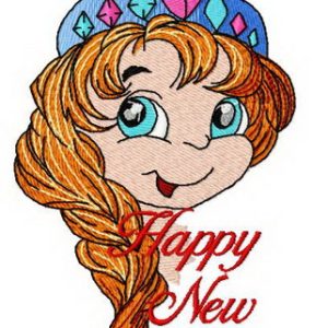 Snow maiden 4 embroidery design