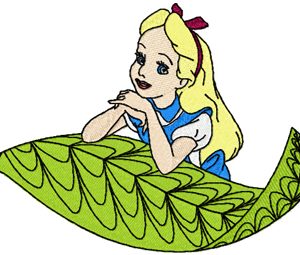 Alice dreams embroidery design