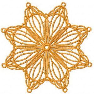Snowflake 3 embroidery design