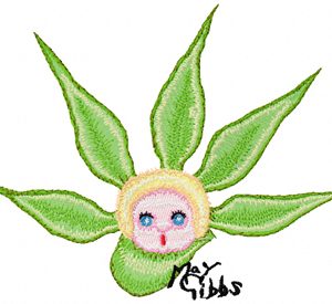 Snugglepot  embroidery design