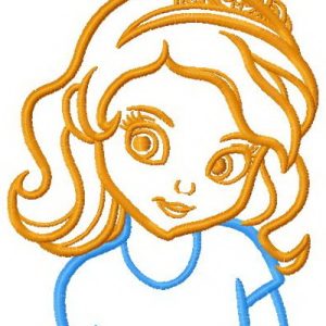 Sofia applique embroidery design