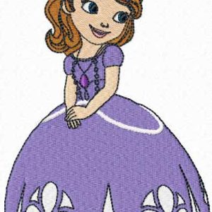 Sofia The First embroidery design