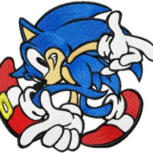 Sonic the Hedgehog - I Like Game  embroidery design