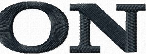 Sony logo embroidery design