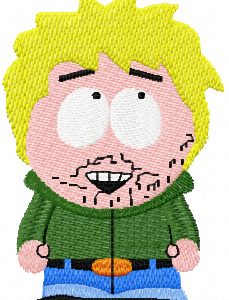 South park 3 embroidery design