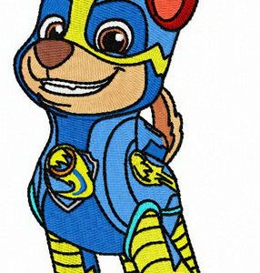 Space Chase embroidery design