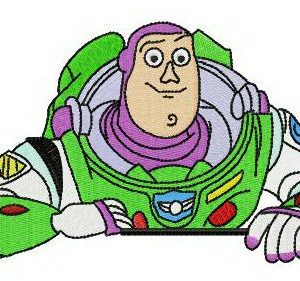 Space ranger Buzz embroidery design