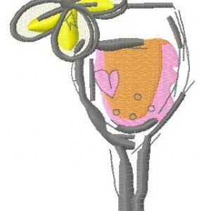Spain Sangria 3 embroidery design