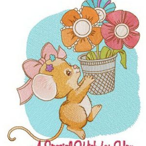 A special wish for you embroidery design