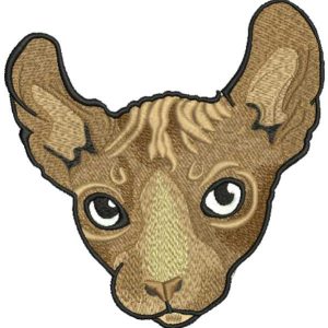 Sphynx cat 2 embroidery design