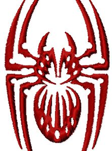 Spider embroidery design