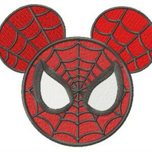 Spider Mickey embroidery design