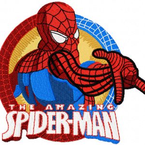 The Amazing Spiderman embroidery design