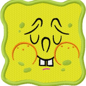 SpongeBob Smile 6 embroidery design