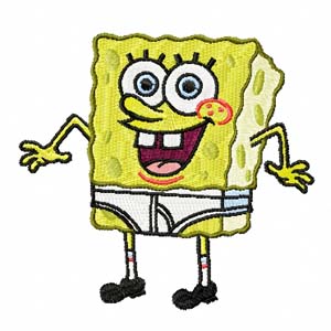 SpongeBob embroidery design