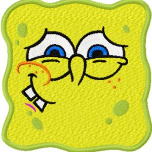 SpongeBob Smile 3  embroidery design