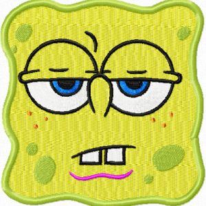 Spongebob Smile 4  embroidery design